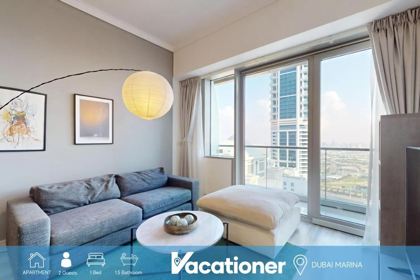 Ocean Heights - One Bed With City View Of Marina Dubai Apartment