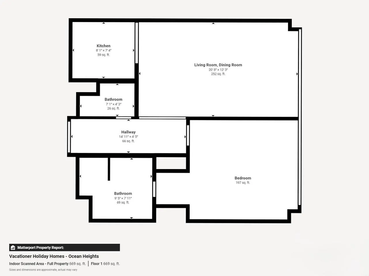 Ocean Heights - One Bed With City View Of Marina Dubai Apartment